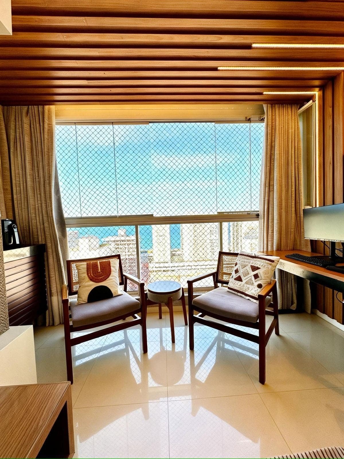 Apartamento vista mar na Praia de Itaparica, 85m², 3 quartos, 1 suíte, 2 vagas