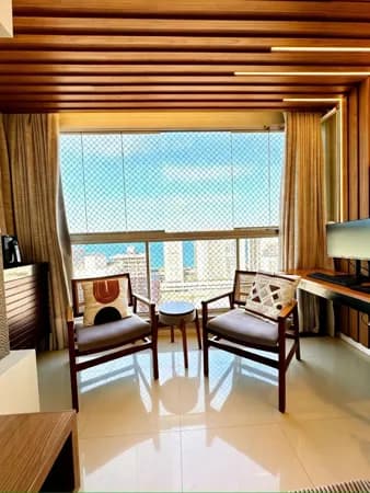 Apartamento vista mar na Praia de Itaparica, 85m², 3 quartos, 1 suíte, 2 vagas