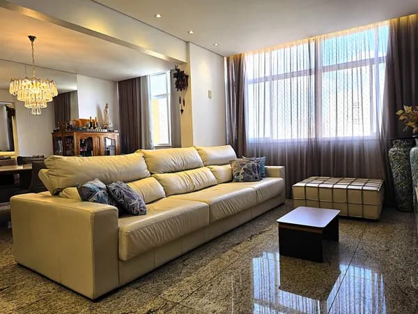 APARTAMENTO LOURDES | 4 QUARTOS | 1 SUÍTE | 150 m² | 2 VAGAS | DCE | PRÓXIMO COLÉGIO LOYOLA