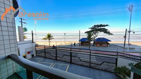 📍 Apartamento 2 dormitórios semi mobiliado, frente mar 🏖️ Vila São Paulo próximo do centro de Mongaguá
