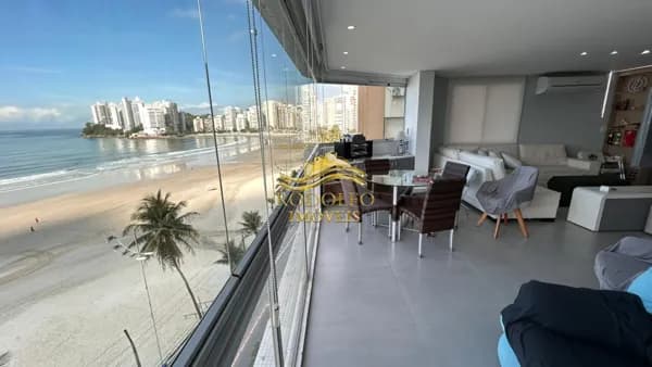Guarujá-SP Frente ao Mar Praia das Astúrias 4 Dormitórios 2 Vagas 144m² Lazer Completo