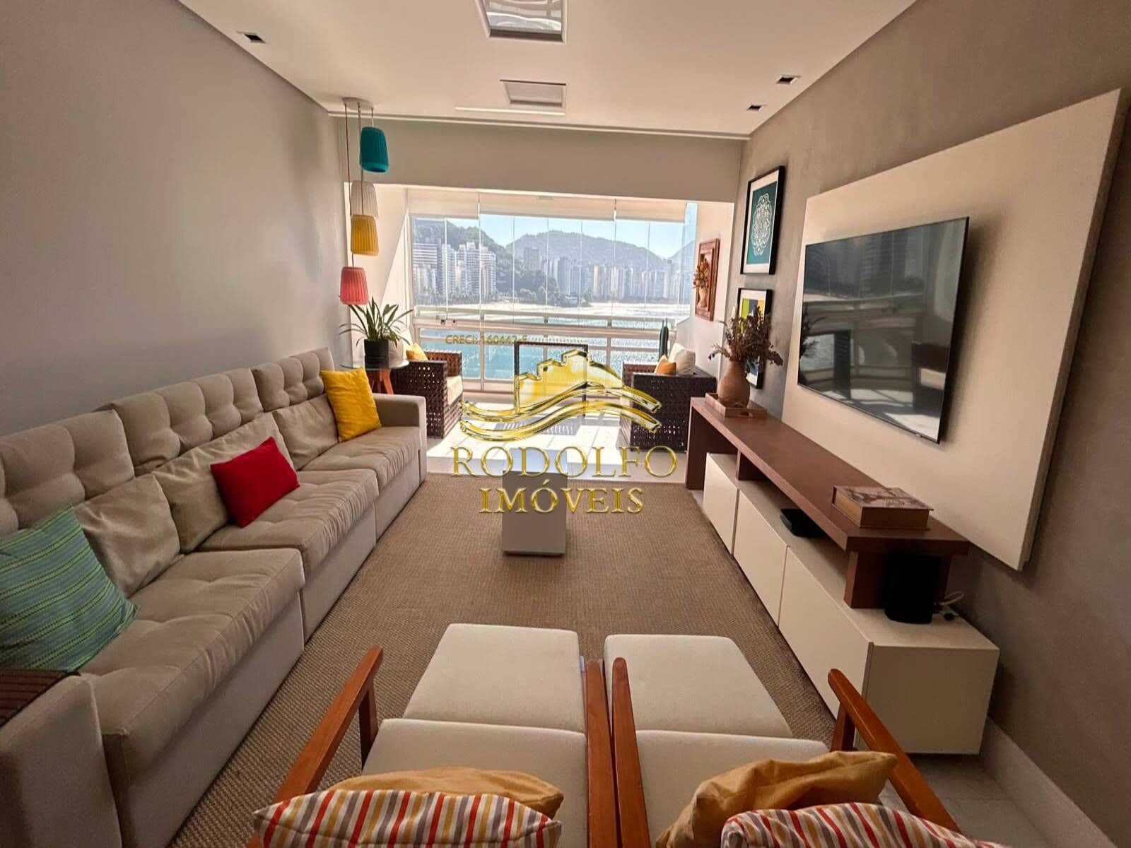 Guarujá-SP Praia das Astúrias Frente ao Mar 3 Dormitórios 147m² 1 Vaga Ar-condicionado Piscina