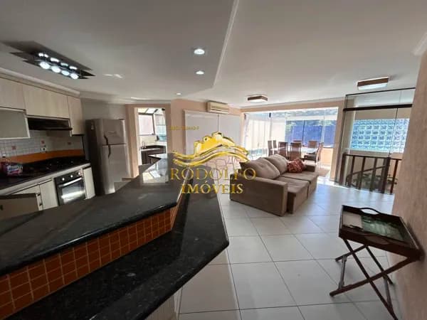 Guarujá-SP Cobertura Duplex Praia das Pitangueiras 3 Dormitórios 195m² 2 Vagas Piscina e Varanda Gourmet Privativos