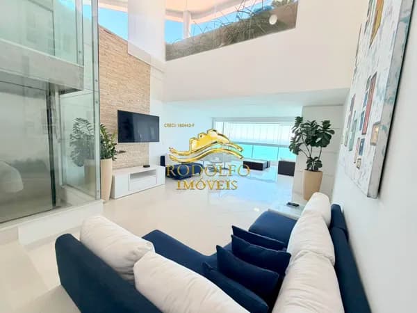 Guarujá-SP Praia das Pitangueiras 4 Suítes 356,75m² 3 Vagas Piscina Privativa e Lazer de Clube