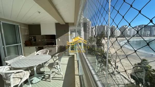 Guarujá-SP Praia das Astúrias Vista Mar 4 Suítes 171m² 2 Vagas Lazer de Clube