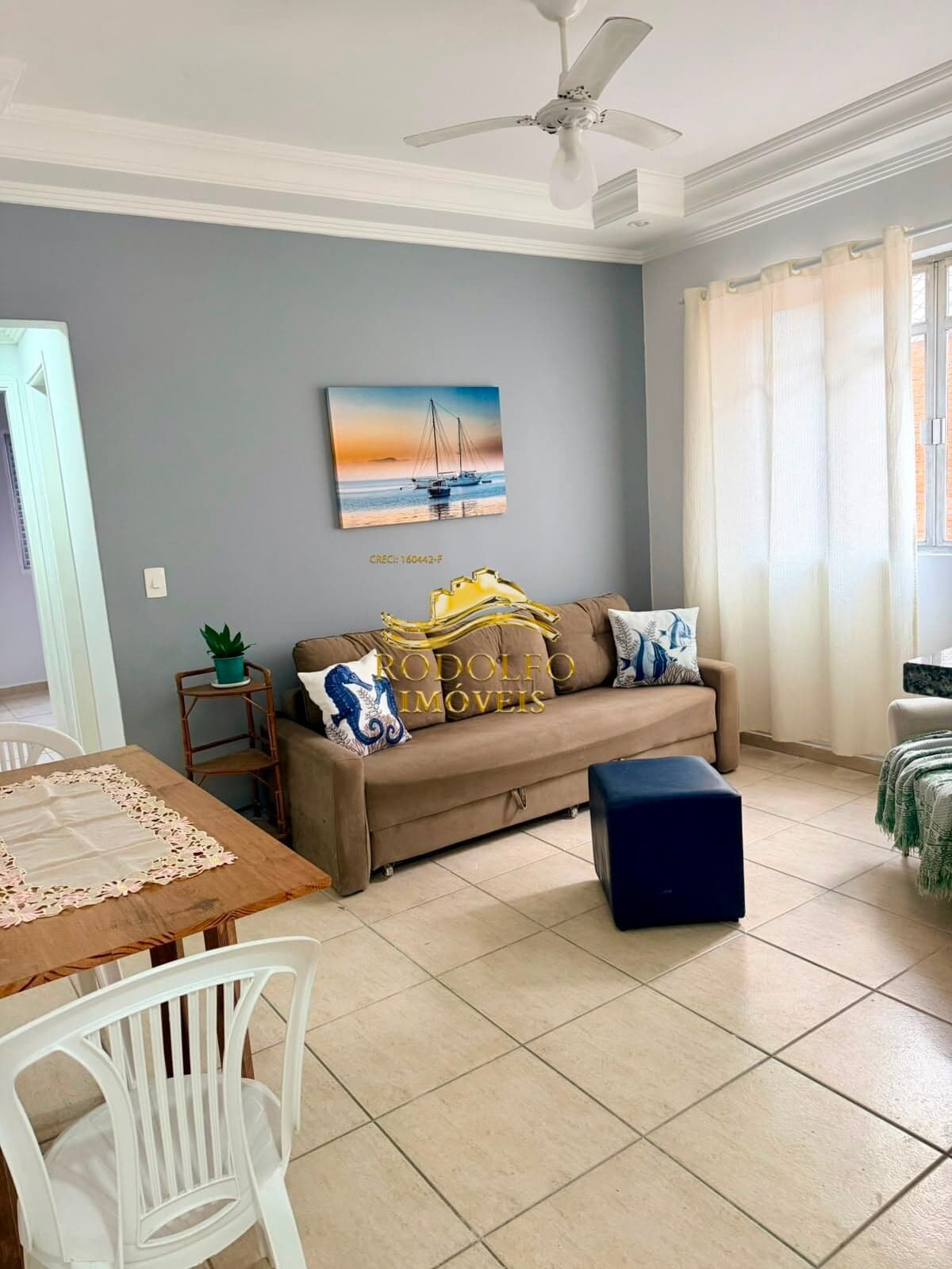 Guarujá-SP Praia do Tombo 1 Dormitório 66m² 1 Vaga Depósito Privativo Elevador no prédio