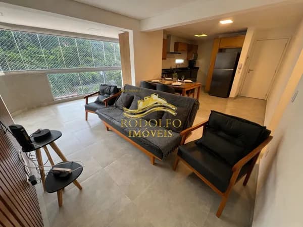 Guarujá-SP Praia das Astúrias 2 Dormitórios 76,4m² 2 Vagas Lazer Completo Varanda Gourmet
