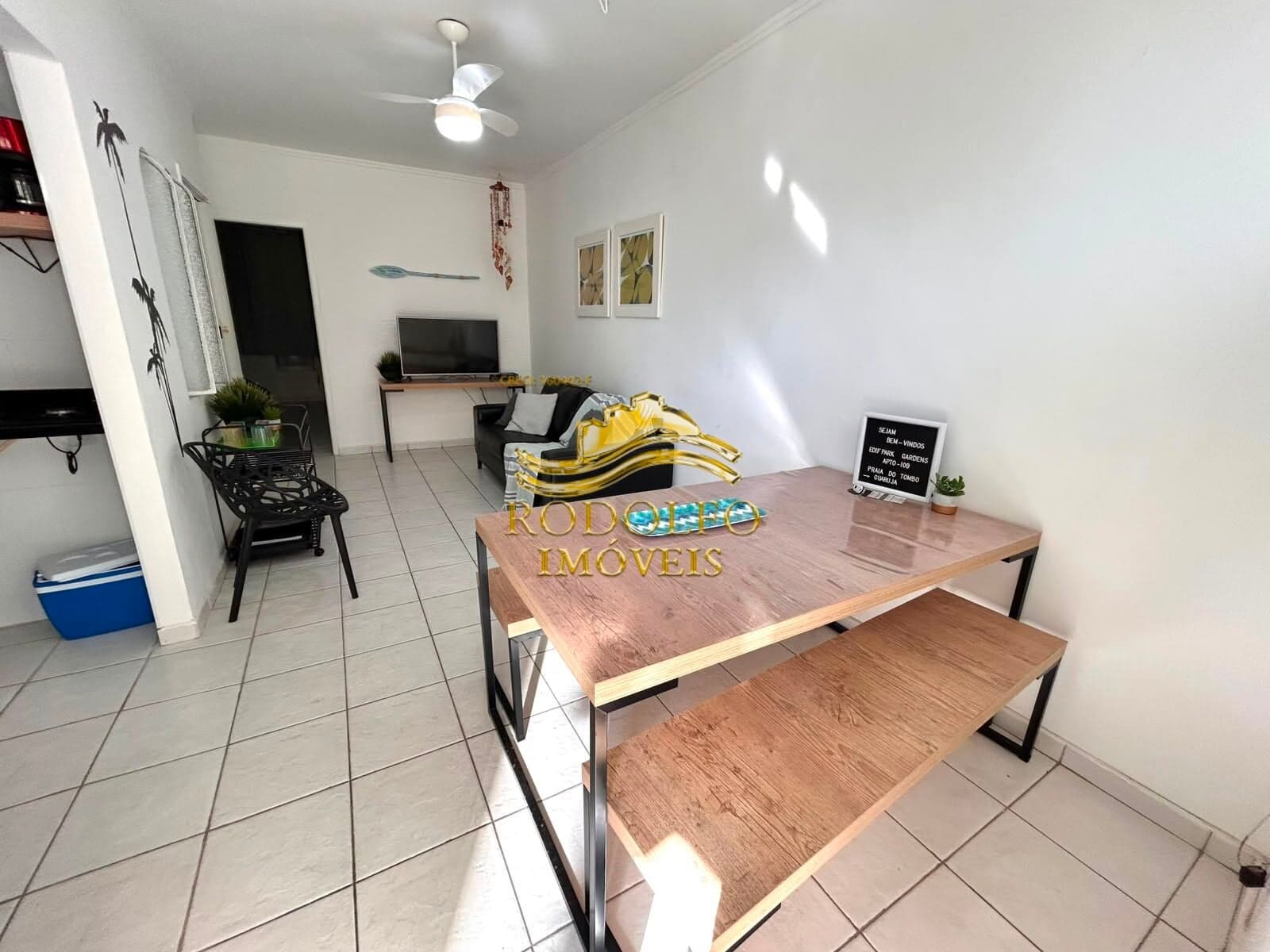 Guarujá-SP Praia do Tombo 2 Dormitórios 50m² 1 Vaga Piscina Salão de Jogos