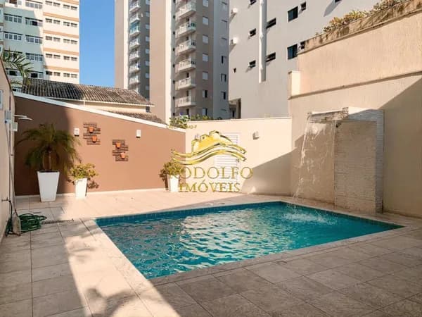 Guarujá-SP Praia das Astúrias Casa 4 Dormitórios Ar-condicionado Piscina Churrasqueira