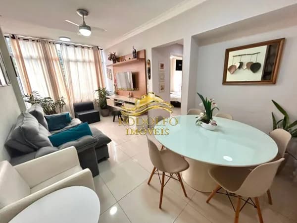 Guarujá-SP Praia da Enseada 2 Dormitórios 59,61m² 1 Vaga Ar-condicionado Portaria Churrasqueira