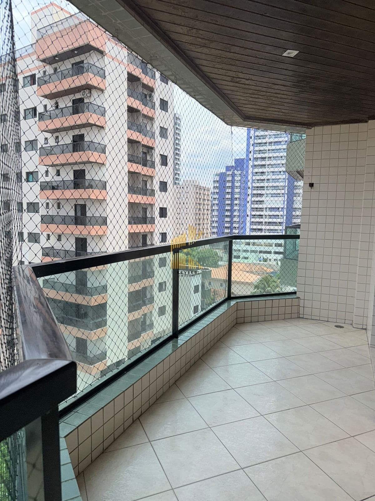 Apartamento para locação 3 dormitorios, vista mar, 2 vagas