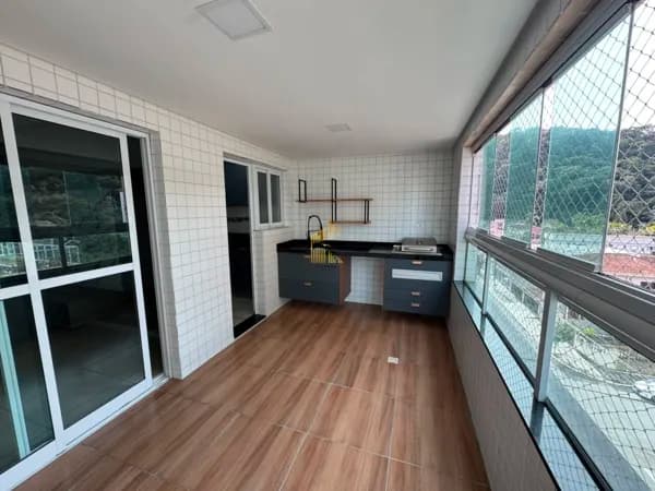 Apartamento com 3 dormt, 2 vagas, lazer completo no Canto do Forte, Praia Grande, SP