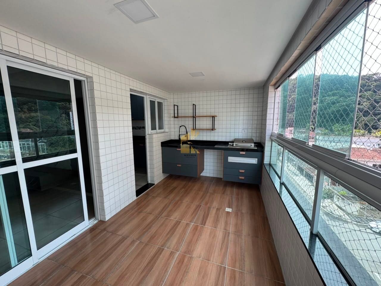 Apartamento com 3 dormt, 2 vagas, lazer completo no Canto do Forte, Praia Grande, SP