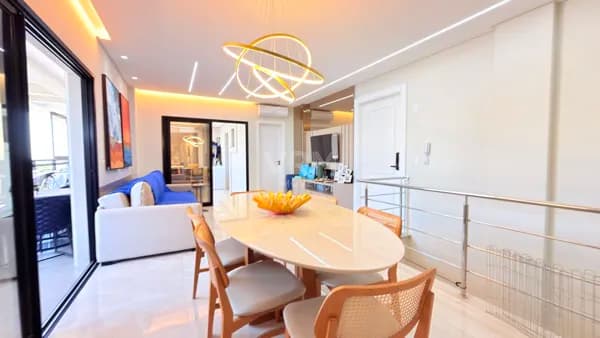 Cobertura Duplex De Luxo Com 3 Suítes Próximo do Mar em Canto Grande