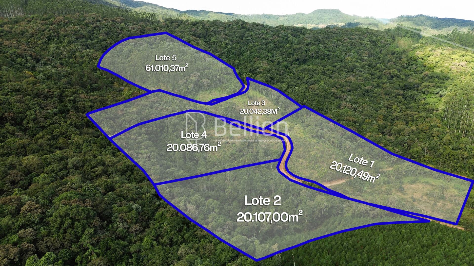 141.367m² com Cachoeira e Potencial para Chalés em Ribeirão Coração, Benedito Novo