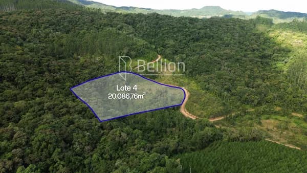 Terreno com 20.086,76m² em Ribeirão Coração, Benedito Novo