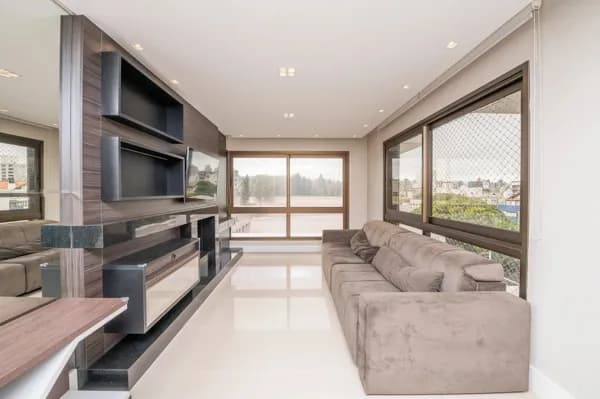 Apartamento 2 Suítes , 95m² Privativos, 2 Vagas, com Lareira e Churrasqueira