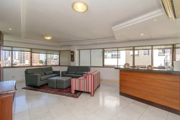 Apartamento com Vista Definida,3 Dormitórios, Suíte, Lareira, Churrasqueira e 3 Vagas