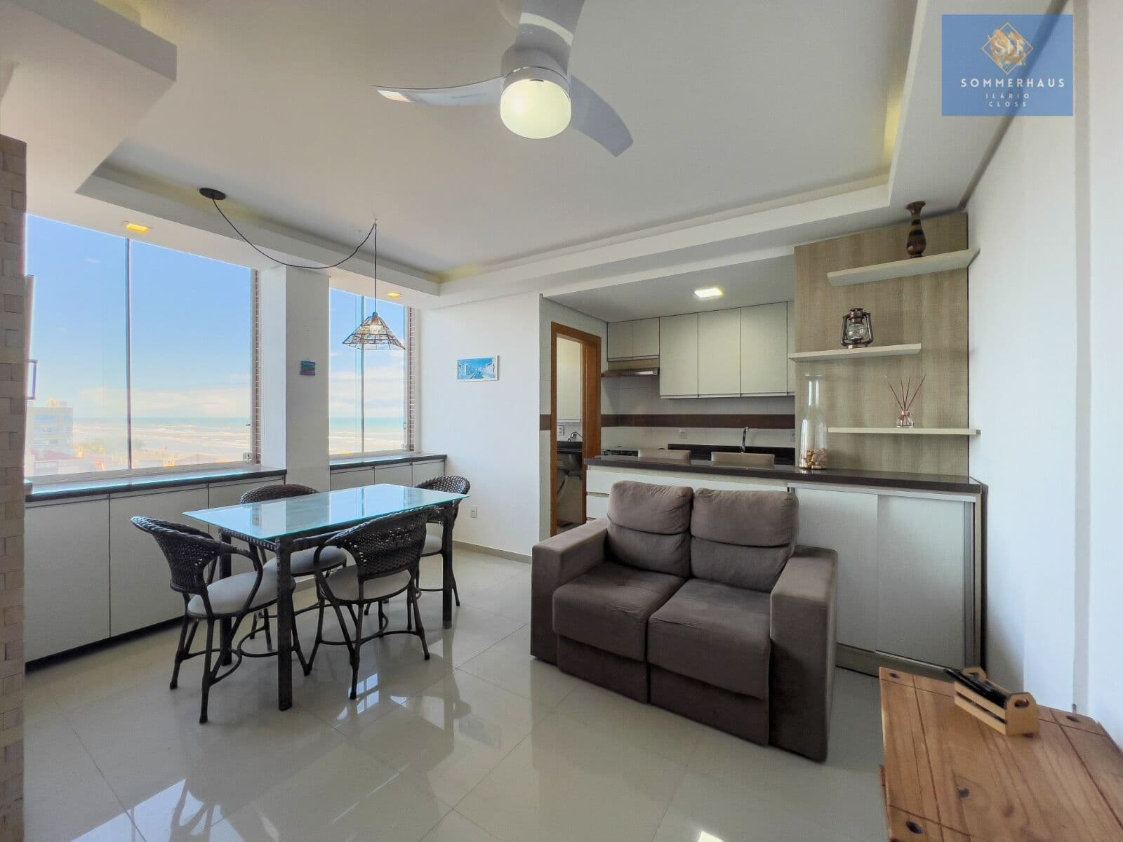 Apartamento com vista para o mar em Capão da Canoa