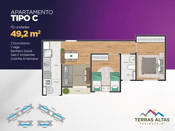 Apartamento à venda em Piracicaba/SP