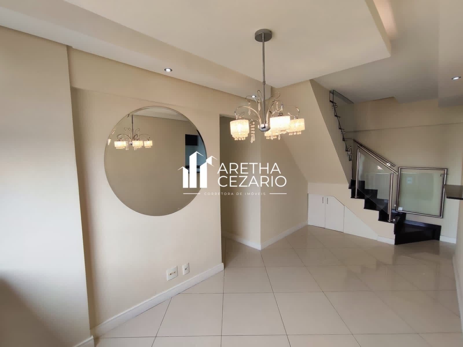 Apartamento Cobertura Duplex com 03 dormitórios sendo uma suíte para locação, 123m² em Condomínio Spazio Tintoretto - Taubaté – SP