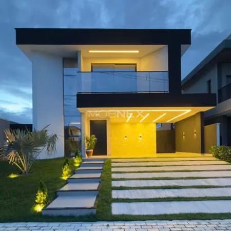 Cidade Alpha - Terras 1 - Casa duplex mobiliada e decorada