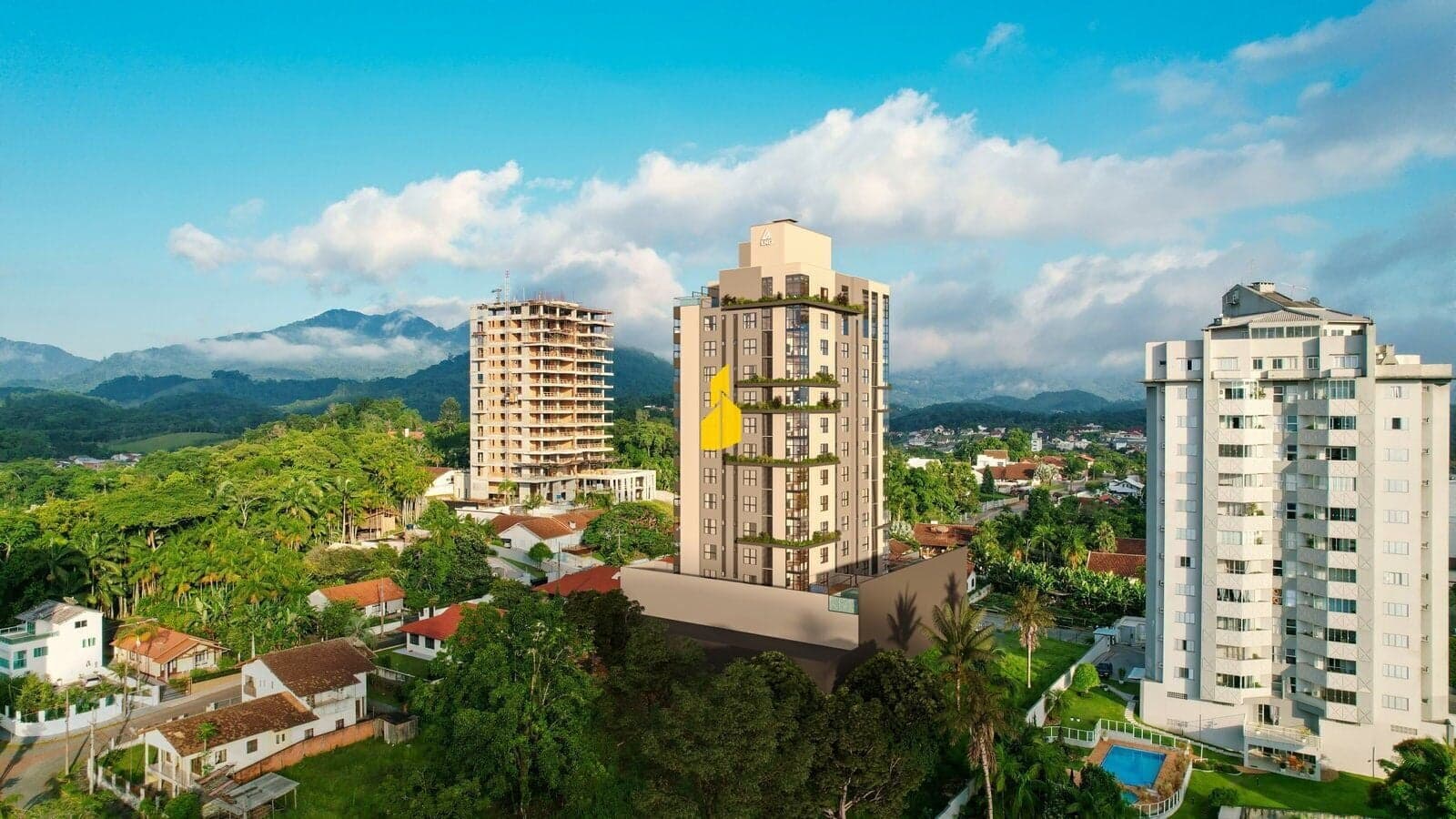 Apartamento em construção à Venda no Bairro das Capitais – Timbó/SC