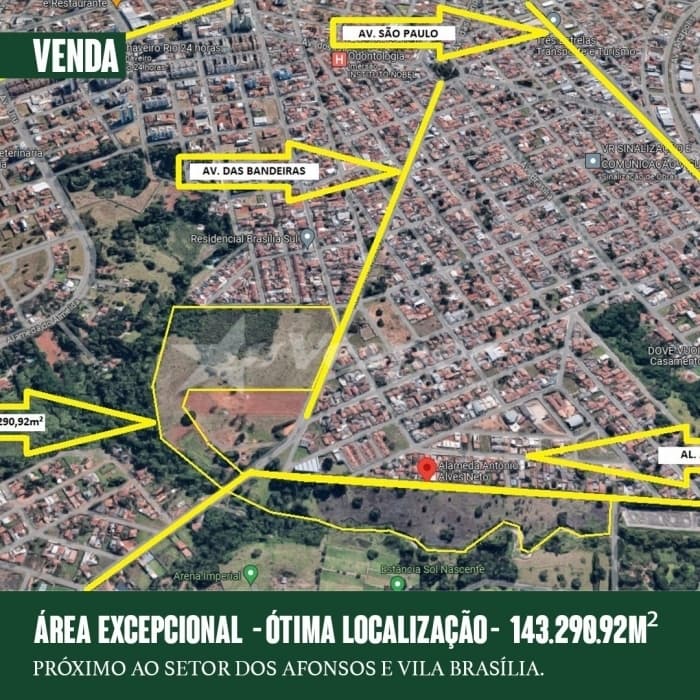 Terreno à venda no bairro Jardim Maria Inês em Aparecida de Goiânia/GO