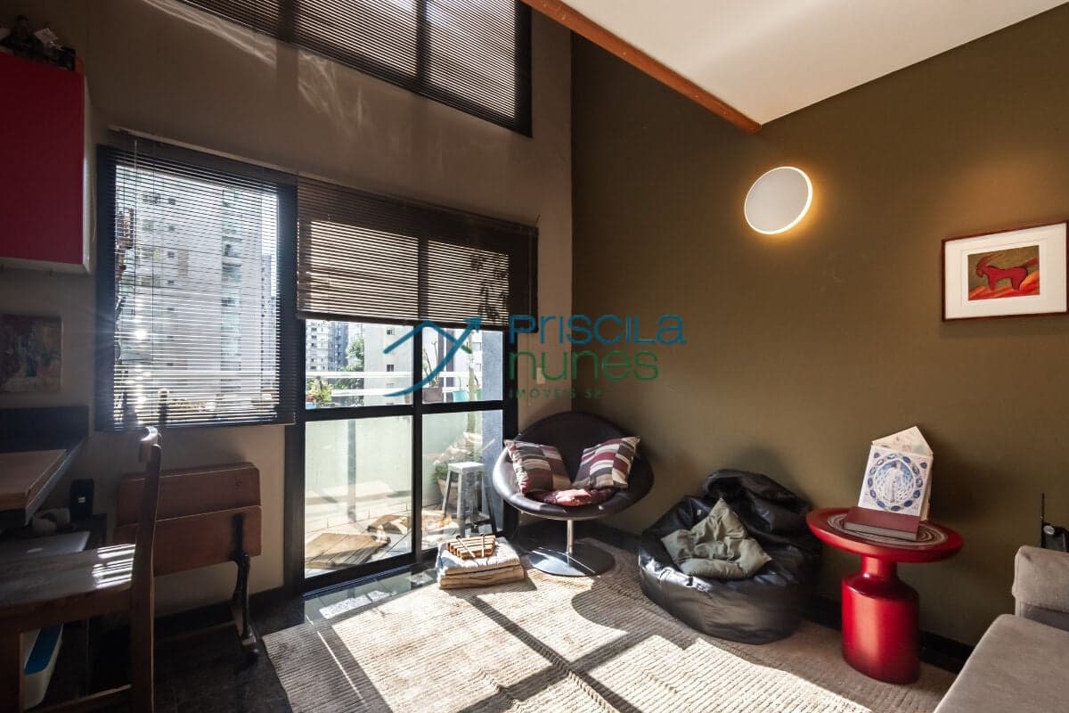 Apartamento Loft Pinheiros com 1 quarto, sendo 1 suíte, 49m²