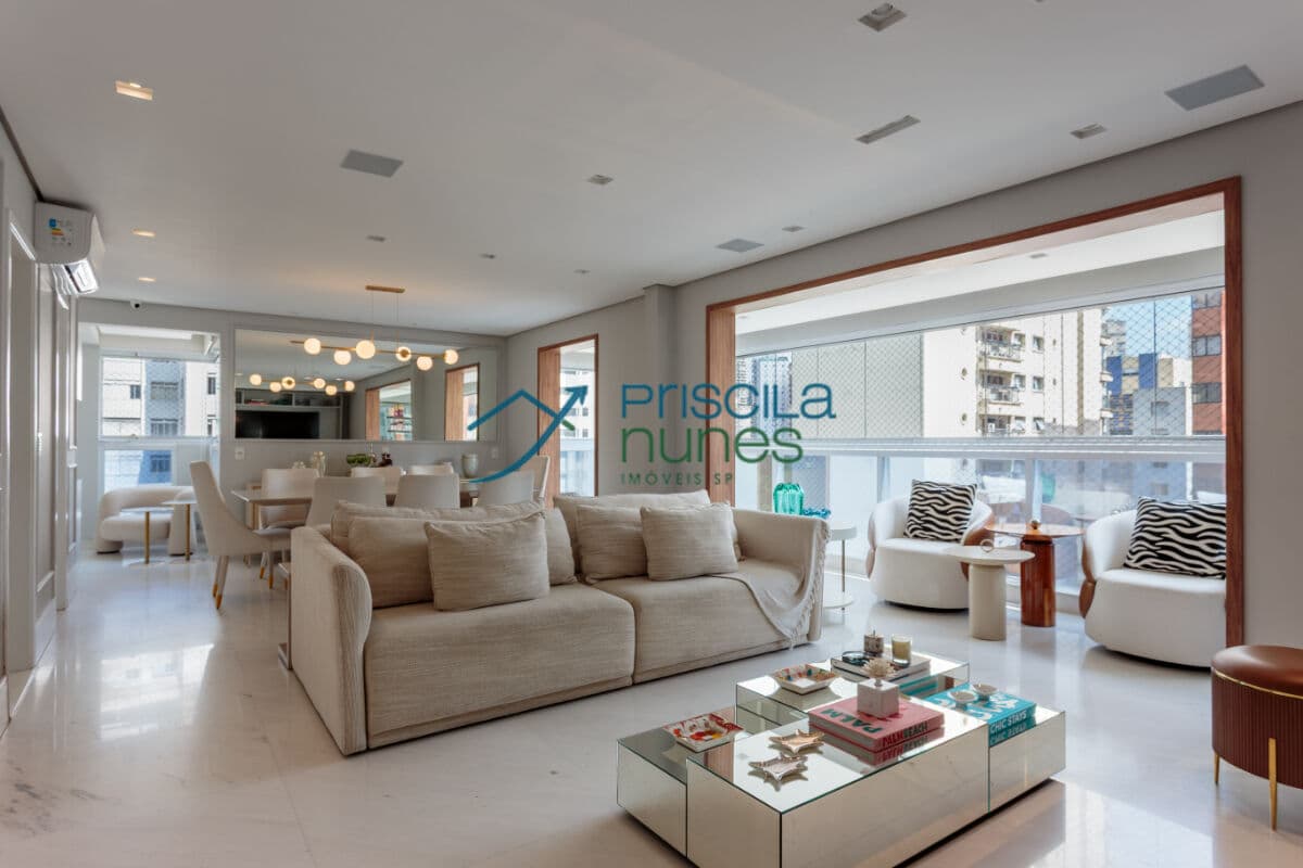 Apartamento Santa Cecília com 3 quartos, sendo 1 suíte, 165m²