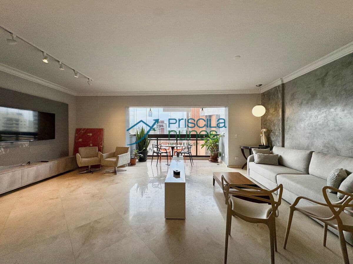 Apartamento Perdizes com 3 quartos, sendo 3 suítes, 160m² Andar Alto e Vista