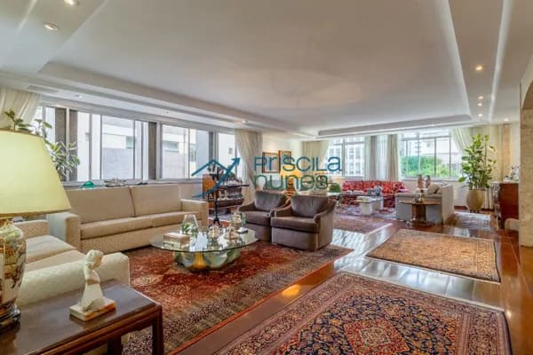 Apartamento Higienopolis com 4 quartos, sendo 2 suítes, 380m²