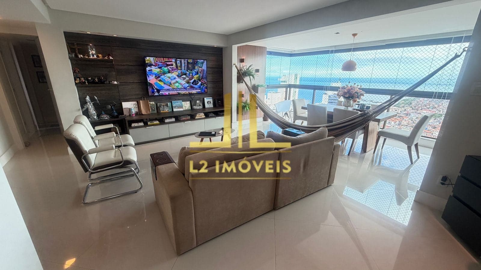 APARTAMENTO - 2/4 SENDO 1 SUÍTE - 103M² - VISTA BAÍA DE TODOS OS SANTOS - 02 VAGAS - ELEGANCE GARIBALDI