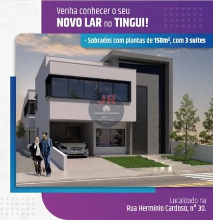 Sobrado com 3 quartos, 4 banheiros à venda no Bairro Tingui.
