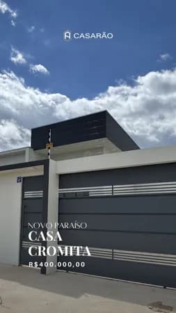 Casa 2 quartos com área gourmet e garagem coberta