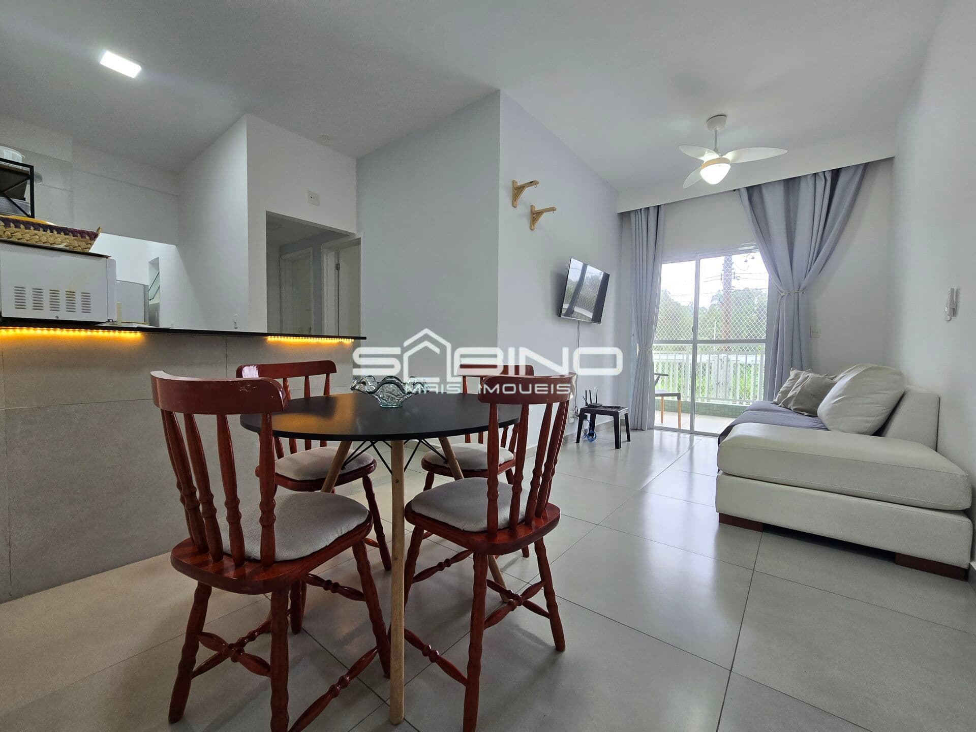Apartamento para Locação Anual no Condomínio Gardens By Vista Linda, com 2 dormitórios 58m², 1 vaga - praia da Vista Linda - Bertioga SP
