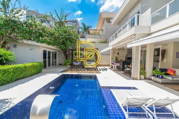 Casa MOBILIADA para Locação - 399m² - 4 suítes - Residencial Itahyê - Alphaville