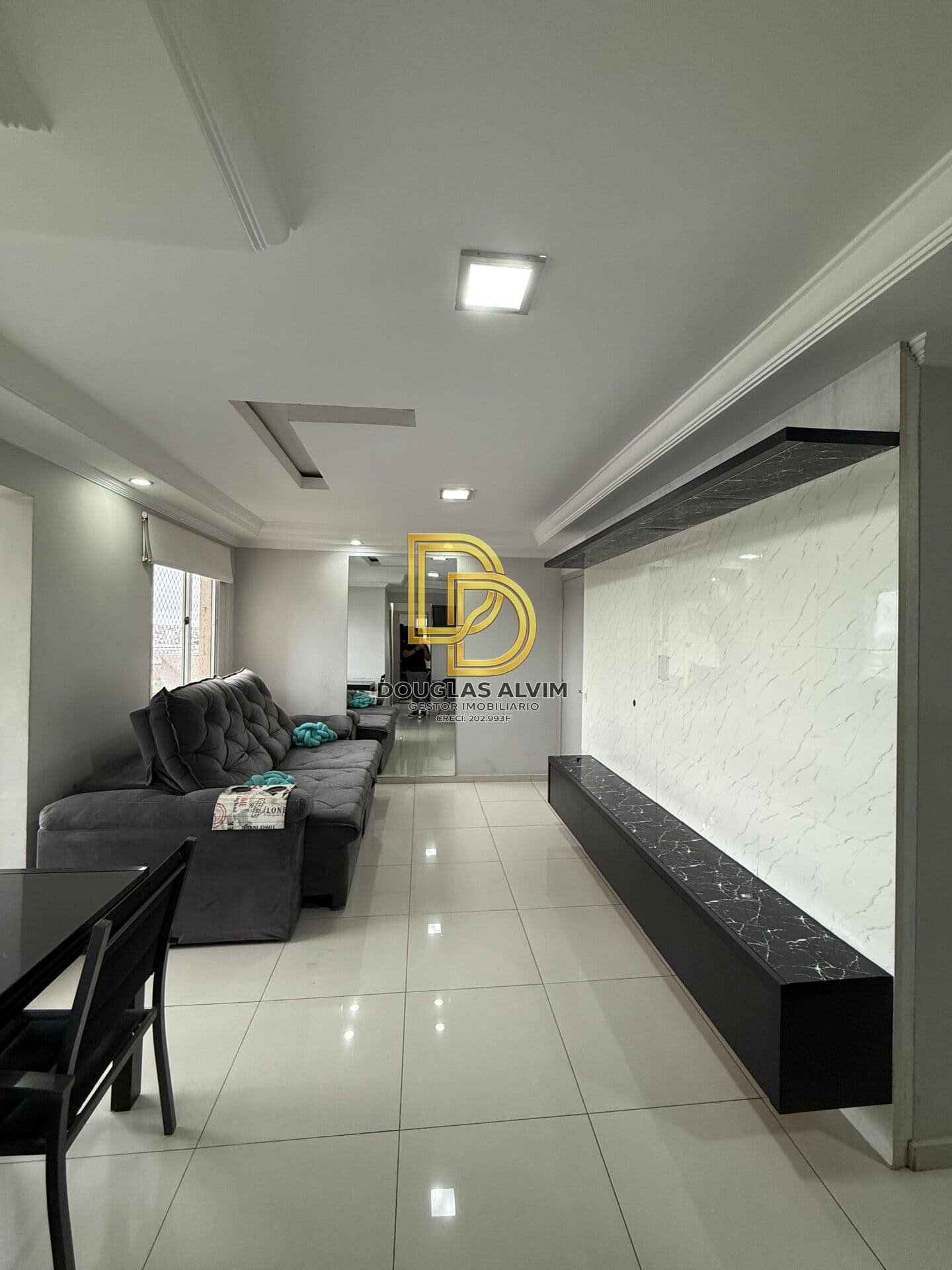 Apartamento Mobiliado para Venda - 3 dormitórios sendo 1 suíte - 74m² - Condomínio Fatto Alphaville