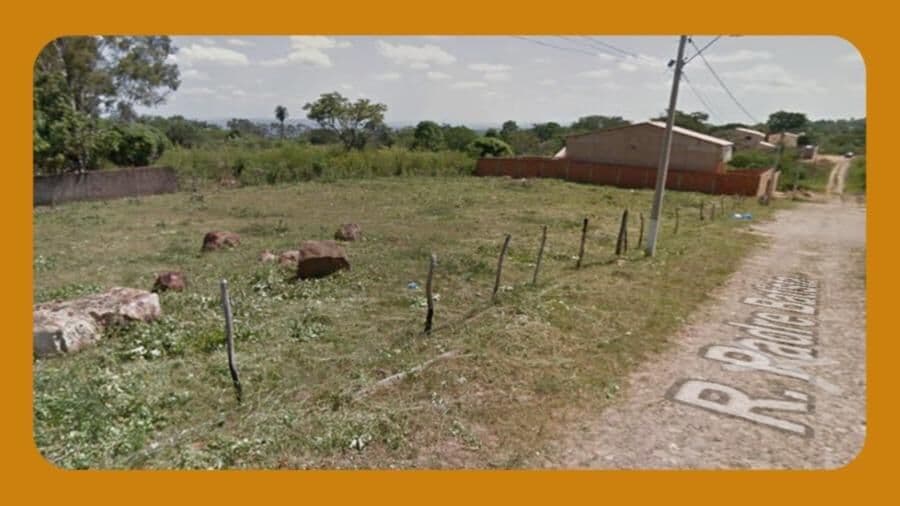 LOTE DE TERRENO PARA CONSTRUÇÃO, LOCALIZADO NA RUA PADRE BATISTA, GRANGEIRO, CRATO/CE. ÁREA TOTAL DE 600,00M².