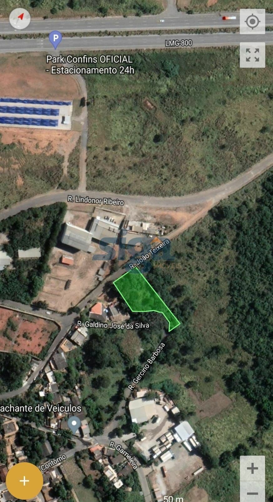 Lote/Terreno em Confins - Centro