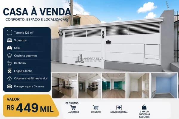 Casa a venda no Santo Antonio, São José dos Pinhais