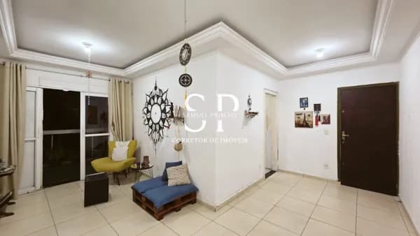 Apartamento de 80 m2 no Residencial Horto da Mata Atlantica com 2 banheiros.