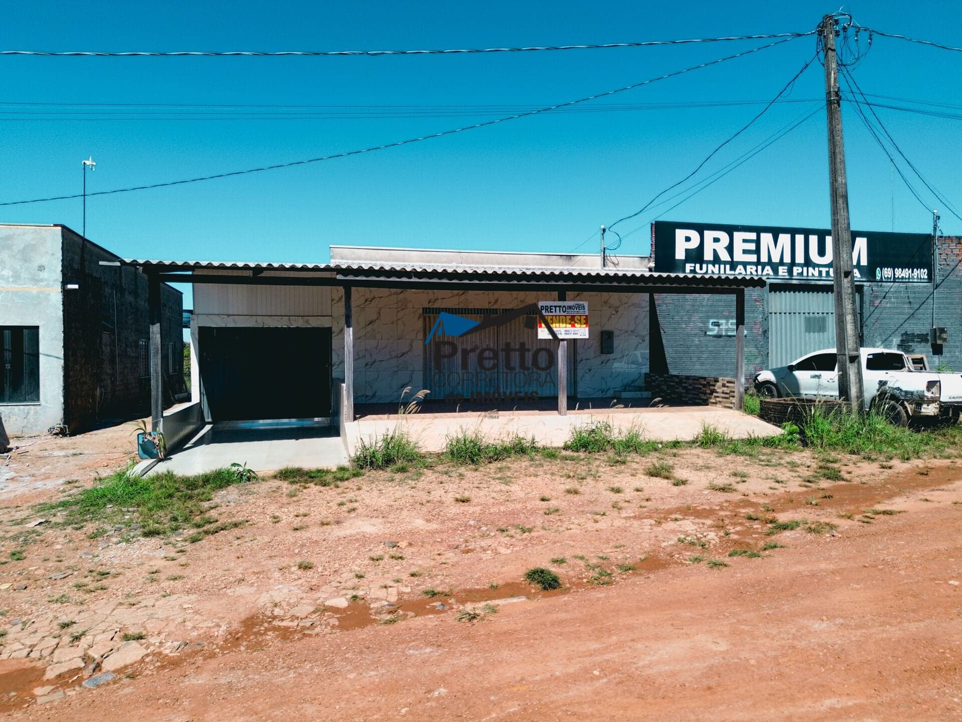 Vende-se Ponto Comercial com Casa nos fundos com Localização Estratégica às Margens da BR-435 em Colorado do Oeste/RO