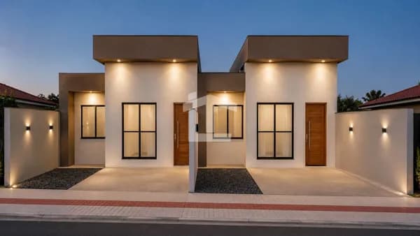Casa 2 Quartos | Pé-direito Alto | Programa Minha Casa Minha Vida