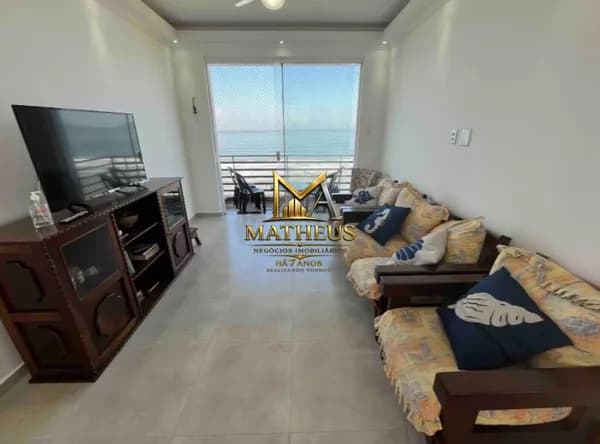 🏖️ APARTAMENTO FRENTE MAR PARA TEMPORADA – BOQUEIRÃO | SANTOS/SP