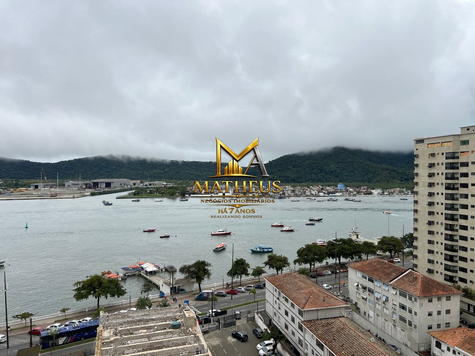 🏖️ APARTAMENTO MOBILIADO E DECORADO COM VISTA PARA O MAR – LOCAÇÃO ANUAL NA PONTA DA PRAIA | SANTOS/SP