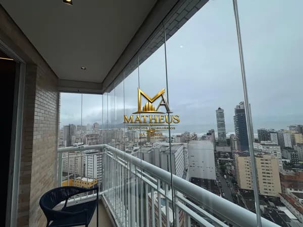 💎 APARTAMENTO PORTEIRA FECHADA COM VISTA MAR NO GONZAGA | LOCAÇÃO ANUAL 💎