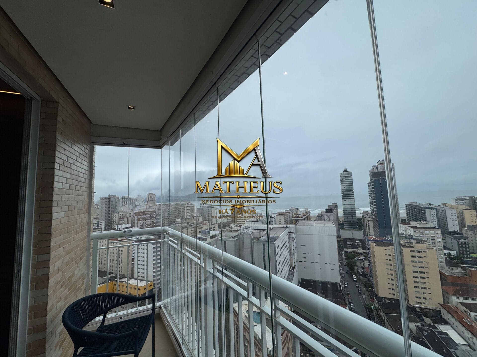 💎 APARTAMENTO PORTEIRA FECHADA COM VISTA MAR NO GONZAGA | LOCAÇÃO ANUAL 💎