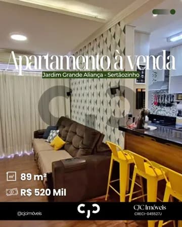 Apartamento no Jardim Grande Aliança - Sertãozinho - SP