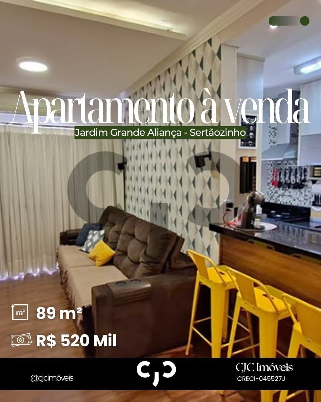 Apartamento no Jardim Grande Aliança - Sertãozinho - SP